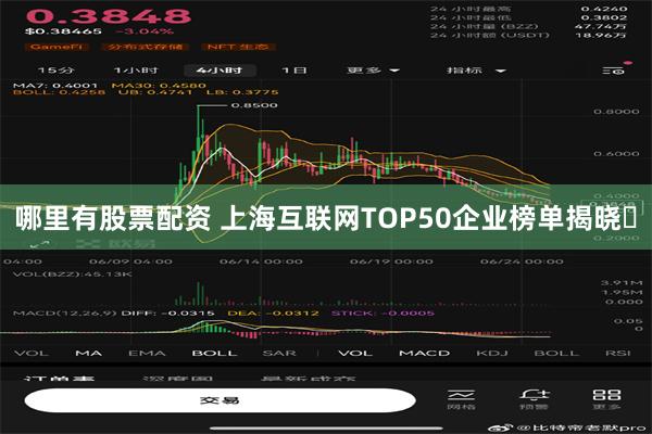 哪里有股票配资 上海互联网TOP50企业榜单揭晓️