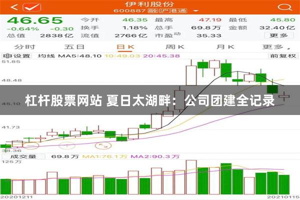 杠杆股票网站 夏日太湖畔：公司团建全记录